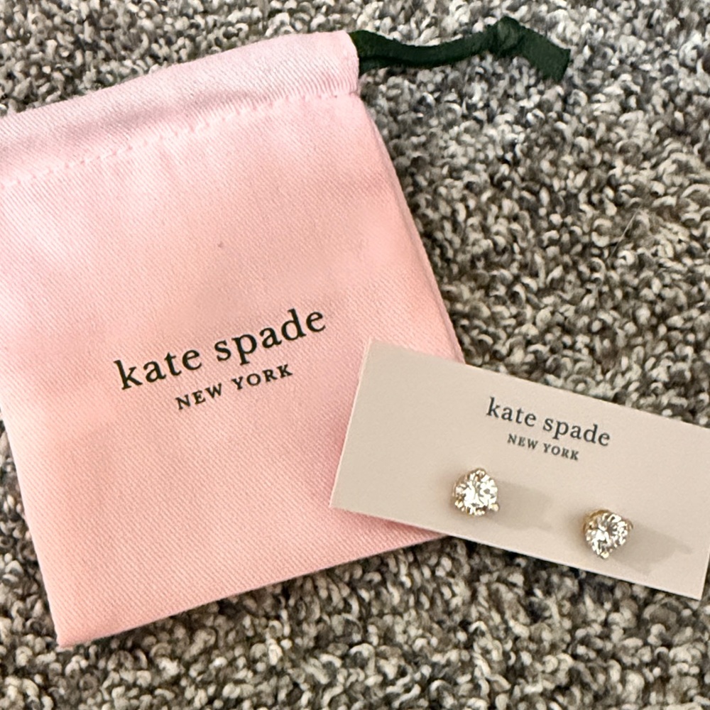 Kate Spade Sparkling Silver Earrings